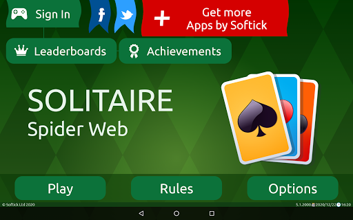 Spider Solitaire (Web rules) Screenshot2