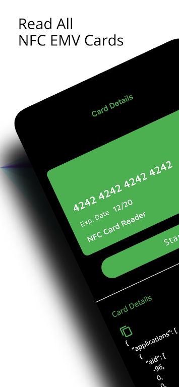 NFC Credit Card Reader Screenshot1