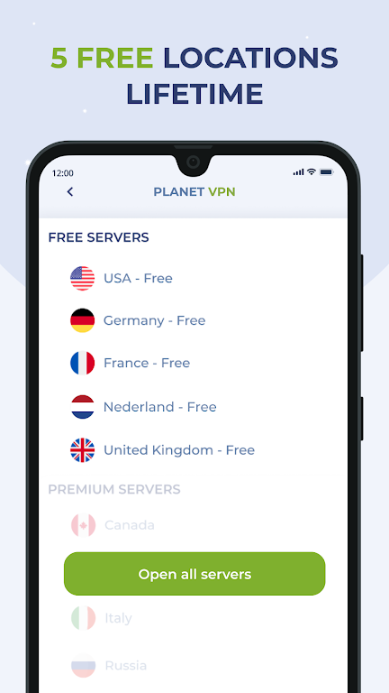 Free VPN Proxy by Planet VPN Mod Screenshot1