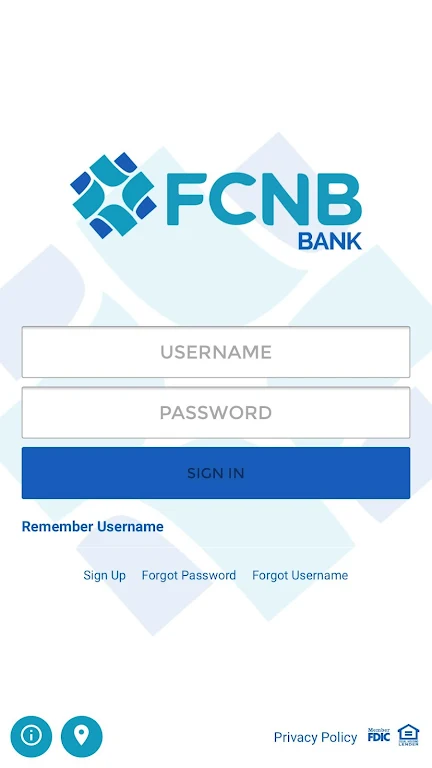 FCNB Mobile Banking Screenshot1