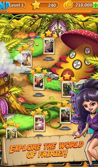 Solitaire - Elven Wonderland Screenshot2