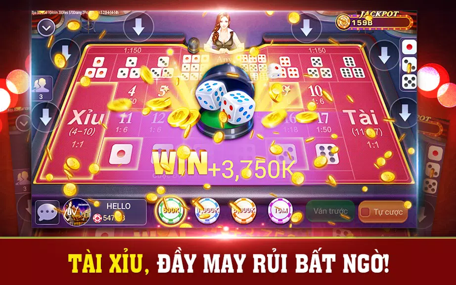 Poker texas Việt Nam, Tài xỉu Screenshot3