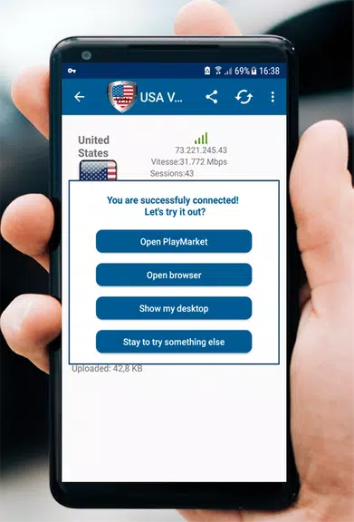 USA VPN Free 2020 - Fast Proxy Master Screenshot2