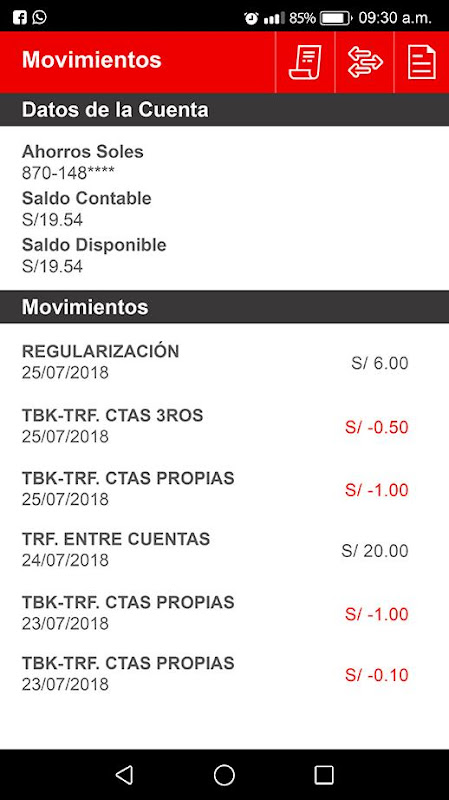 Scotiabank Empresas, Perú Screenshot2