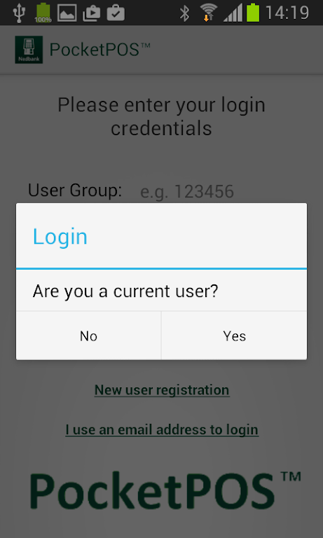 Nedbank PocketPOS™ Screenshot1