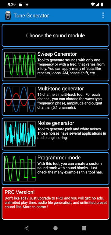 Tone Generator PRO Mod Screenshot1