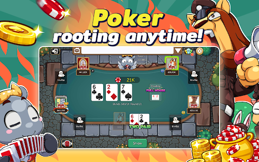 Dummy & Toon Poker OnlineGame Screenshot3