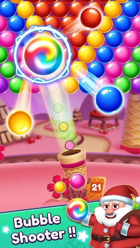 Christmas Games-Bubble Shooter Screenshot1