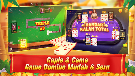 Domino 99  Gaple  Qiu Qiu  Kiu Kiu Poker Screenshot1