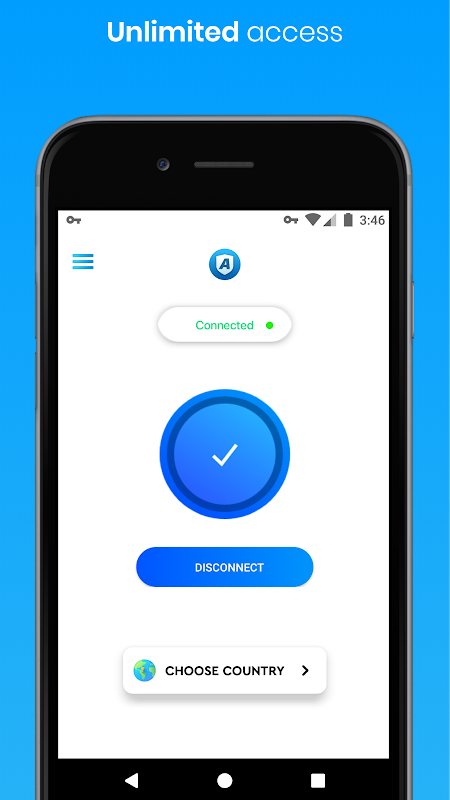 Atom VPN - Free VPN Proxy Server & Ads Free Screenshot1