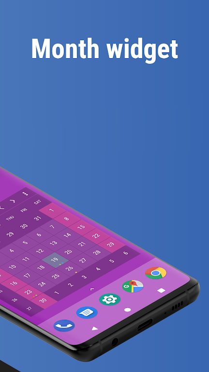 Calendar Widget: Month + Agenda Mod Screenshot2