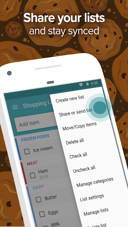 Grocery List App – Out of Milk Mod Screenshot3