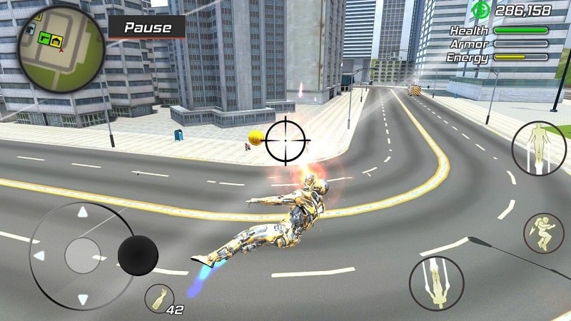 Super Crime Iron Hero Robot Screenshot1