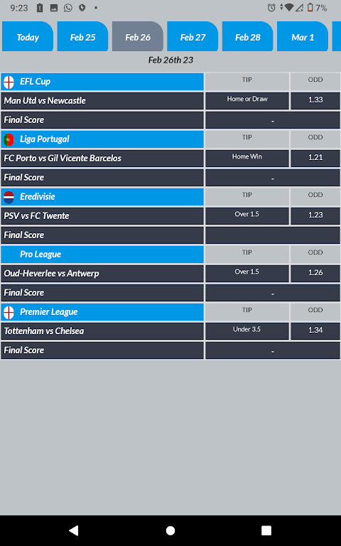 BET WISE TIPS & PREDICTIONS Screenshot3