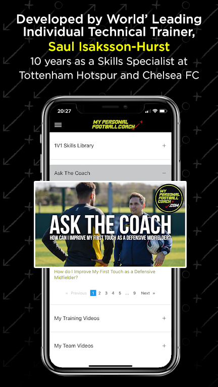 MyPersonalFootballCoach Screenshot3