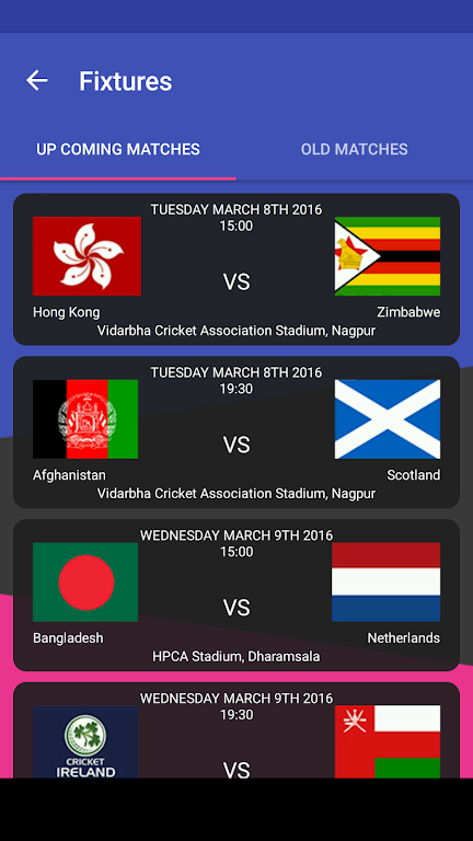 T20 WC 2016 -Schedule & Points Screenshot3