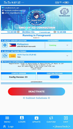 JhanzVPN v5+ Screenshot1
