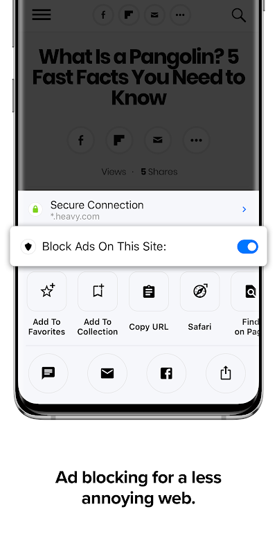 Cake Web Browser-Free VPN, Fast, Private, Adblock Screenshot4