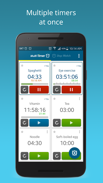 Multi Timer StopWatch Screenshot3