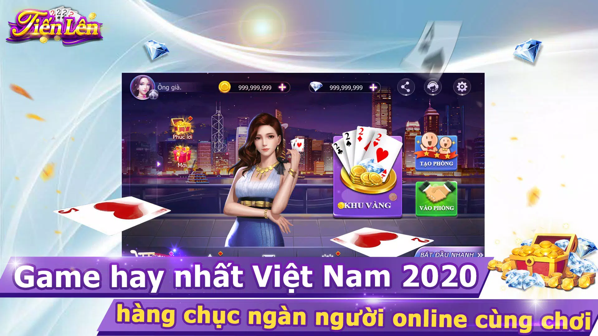 Tiến Lên Miền Nam - Tien Len -Tá Lả-Phỏm -ZingPlay Screenshot3