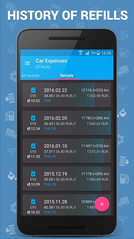 Car Expenses Manager Pro Screenshot3