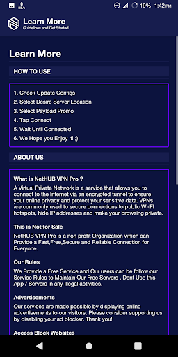 NetHUB VPN PRO Screenshot4