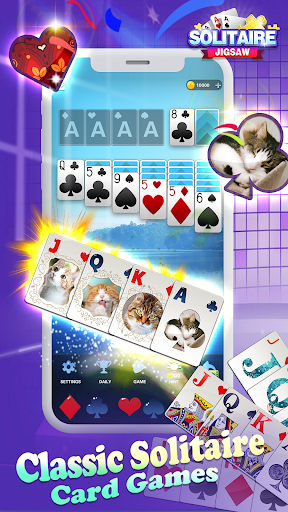 Solitaire  JigSaw Screenshot1