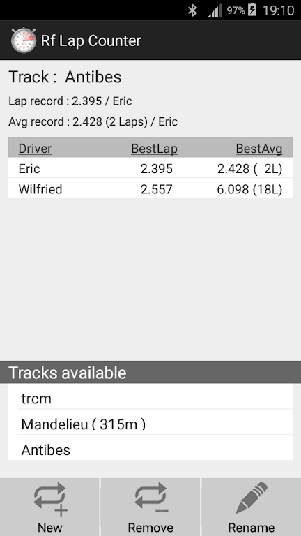 Rf Lap Counter Screenshot4