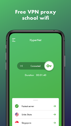 HyperNet Free VPN - Unlimited Screenshot3