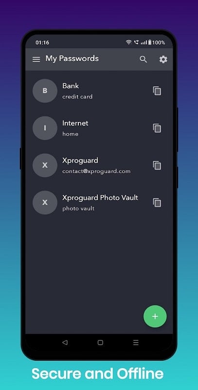 Xproguard Password Manager Screenshot2