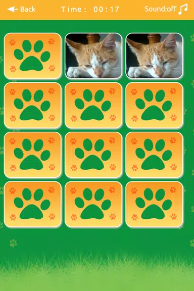 Cats Memory Match Game Screenshot2