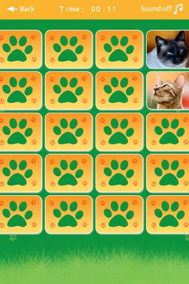 Cats Memory Match Game Screenshot3