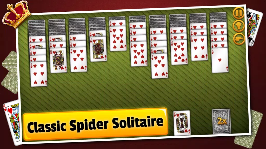 Classic Spider Solitare Screenshot1