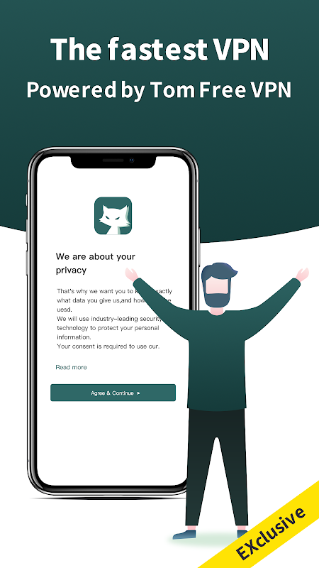 Free VPN TomVPN Pro-Unlimited, Secure, Hotspot VPN Screenshot1