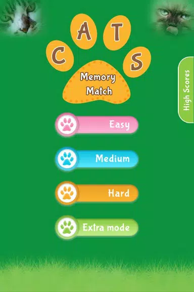 Cats Memory Match Game Screenshot1