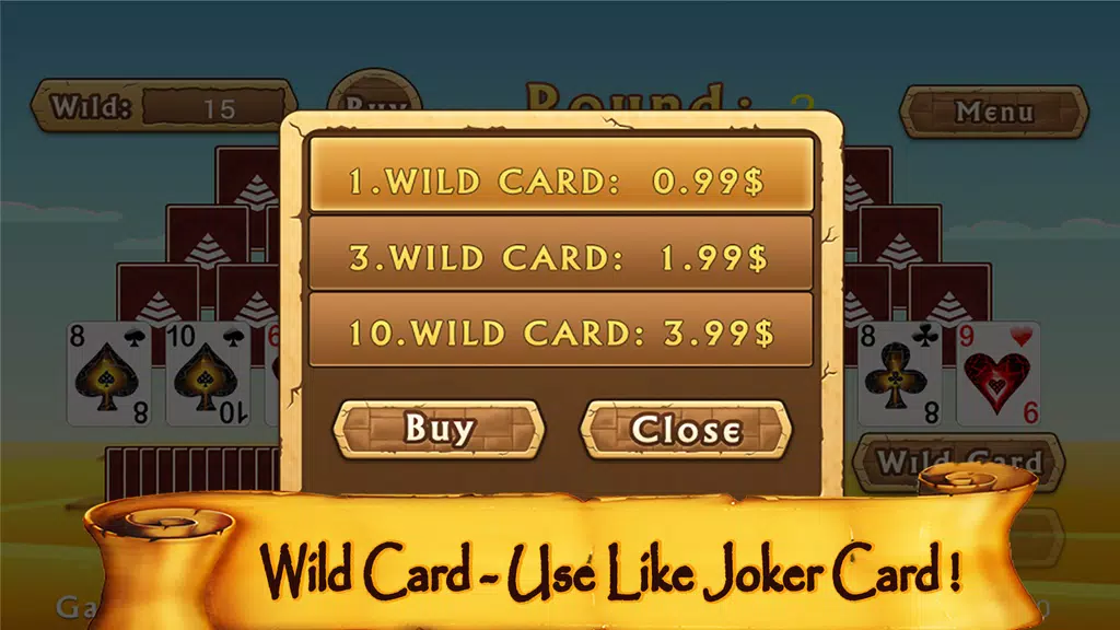 Pyramid Tri Peaks Solitaire Screenshot3