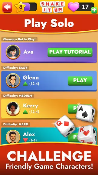 SHAKE IT UP! Cards on Dice Screenshot4