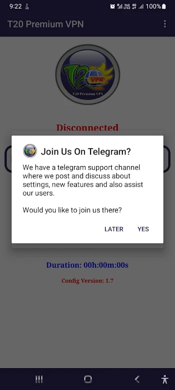 T20 Premium VIP - Secure VPN Screenshot3