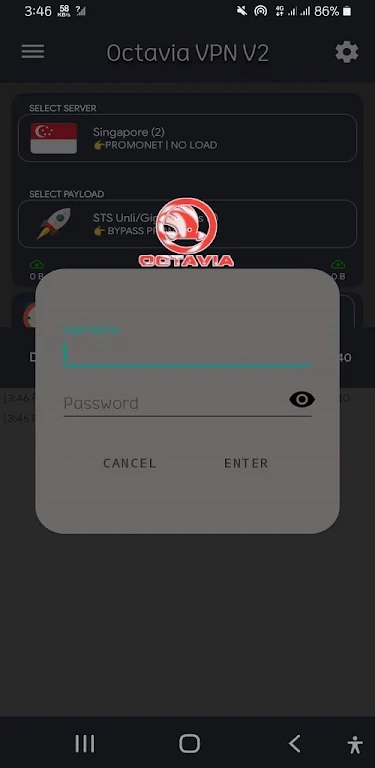 Octavia VPN V2 Screenshot1