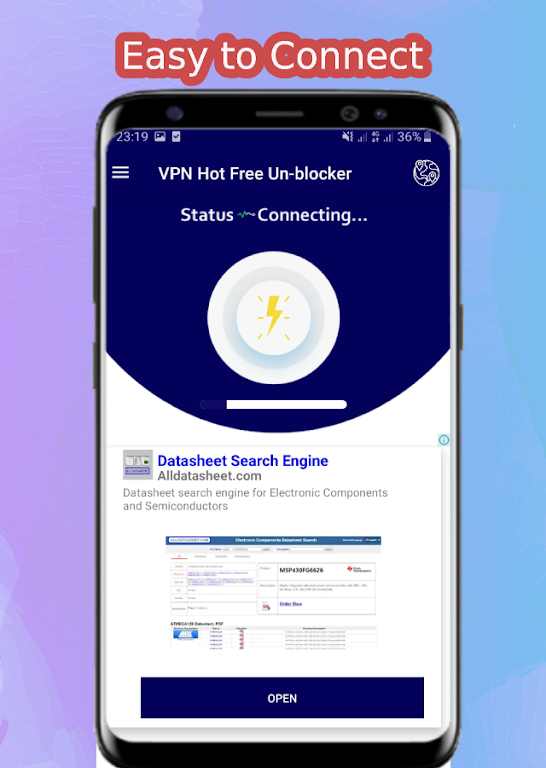 VPN Hot Free Un-blocker Screenshot2