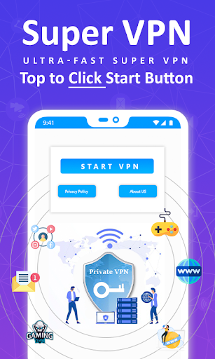 Super VPN Hotspot - Fast VPN Master VPN Client Screenshot2