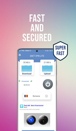 Zeet Vpn Lite Screenshot1