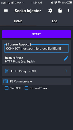 Socks Injector - (SSH/Proxy/VPN) Screenshot1