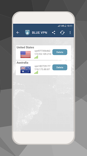 Blue VPN & Hotspot Shield, Openvpn, Free VPN Proxy Screenshot4