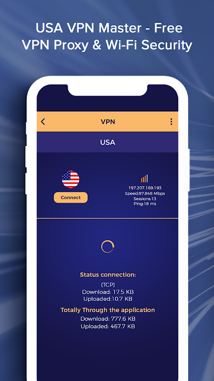 USA VPN Master - Free VPN Proxy & Wi-Fi Security Screenshot3