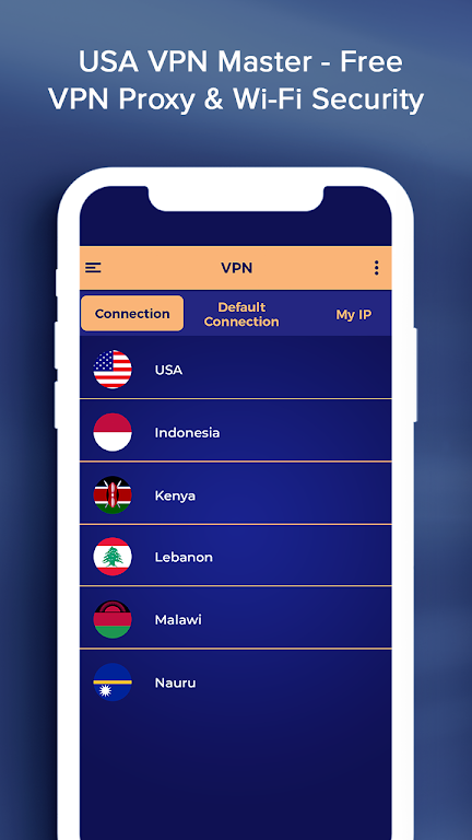 USA VPN Master - Free VPN Proxy & Wi-Fi Security Screenshot1