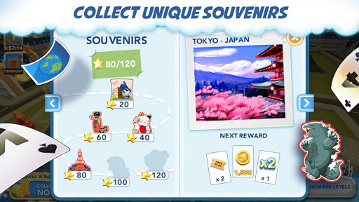 Destination Solitaire - TriPeaks Card Puzzle Game Screenshot3