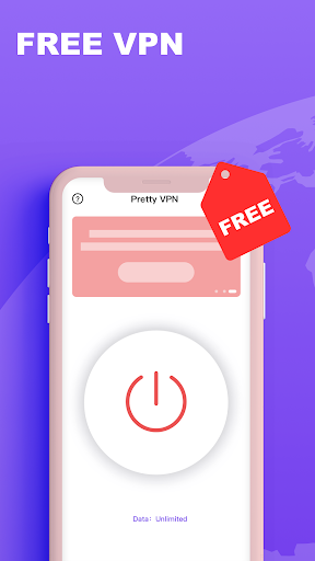 Free VPN & Secure Proxy - Pretty VPN Screenshot1