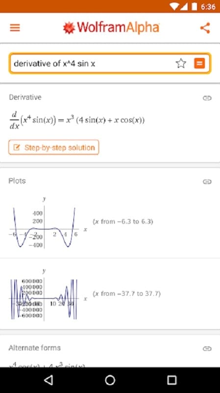 WolframAlpha Screenshot2