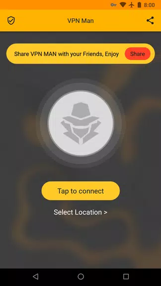 Free and secure VPN فیلترشکن قوی و پرسرعت -VPN Man Screenshot3